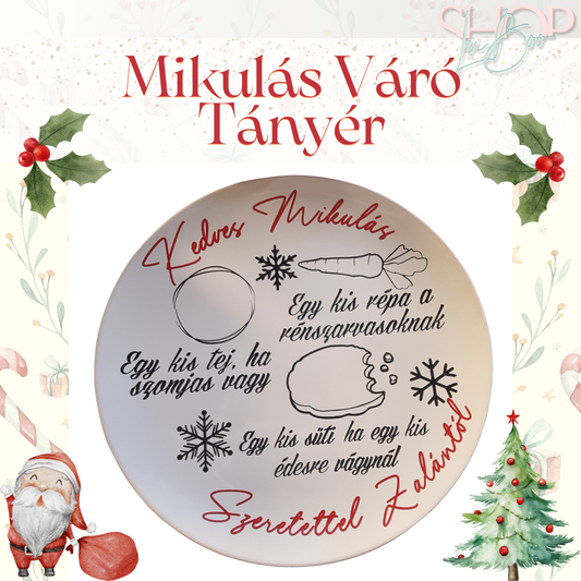 Mikulás Váró Tányér