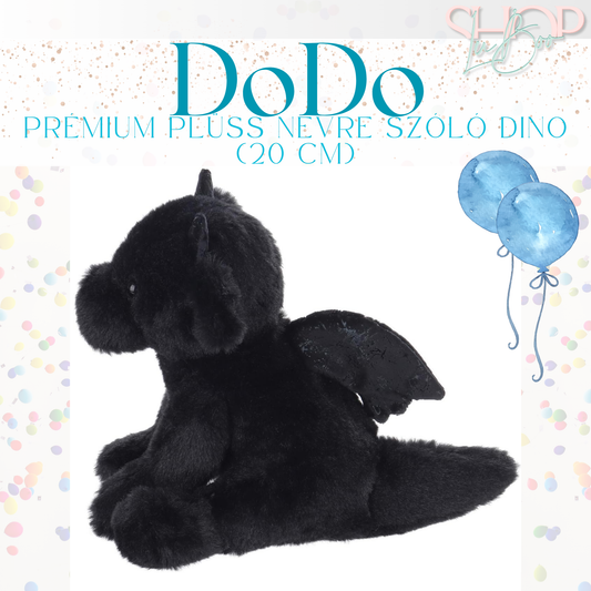 DoDo - Emlékőr plüss sárkány (20 cm)