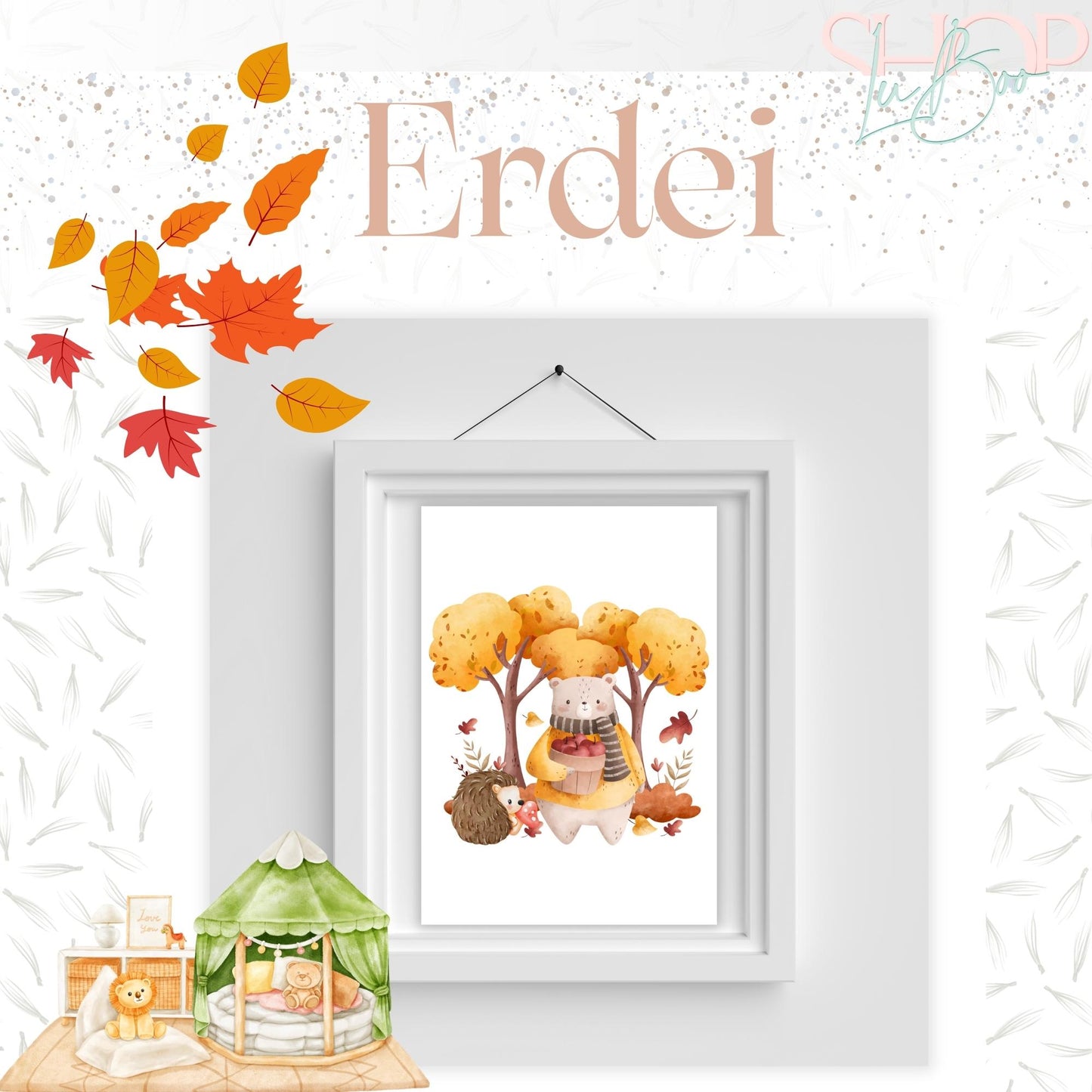 Erdei - egyedi kép ( 3 db-os) - ShopLuBoo