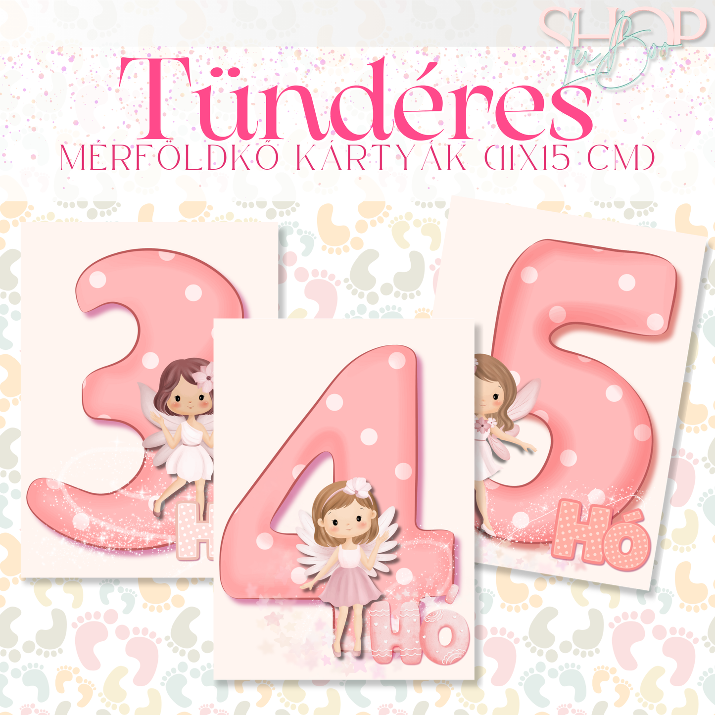Mérföldkő kártyák - Tündéres (11x15 cm)