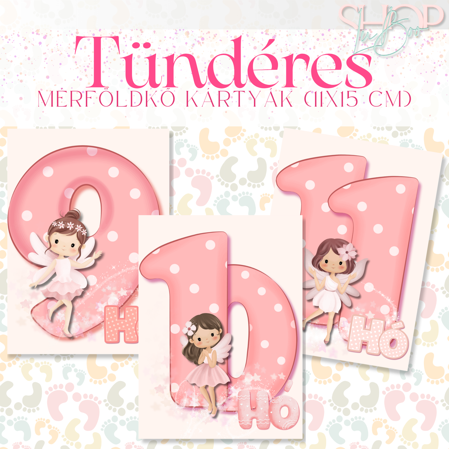 Mérföldkő kártyák - Tündéres (11x15 cm)